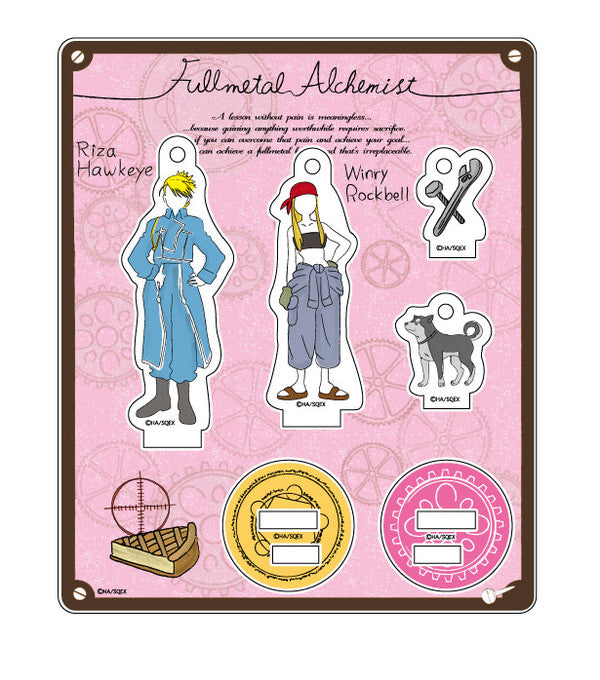 Fullmetal Alchemist Mini Acrylic Stand [Winry Rockbell & Riza Hawkeye]