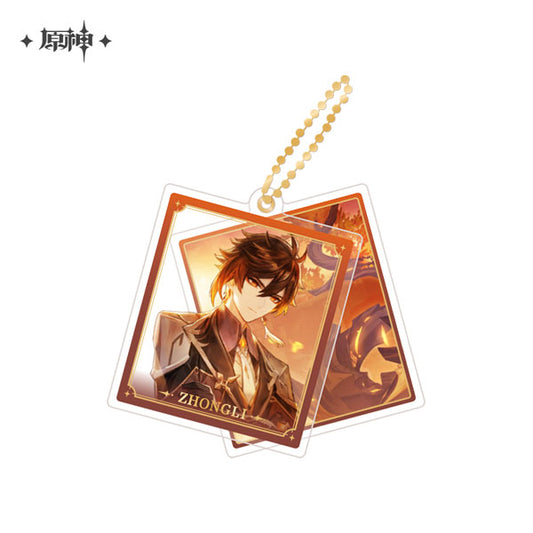 Genshin Impact Chara Double Acrylic Strap [Zhongli]