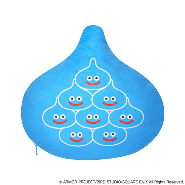 Dragon Quest "Smile Slime" Kururin Reversible Cushion [Slime & King Slime]