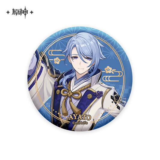 Genshin Impact "Inazuma City Series" Chara Tin Badge [Kamisato Ayato]