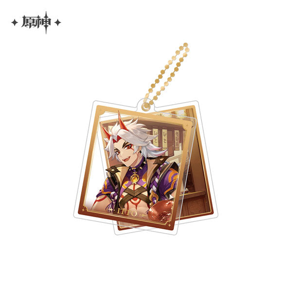 Genshin Impact Chara Double Acrylic Strap [Arataki Itto]