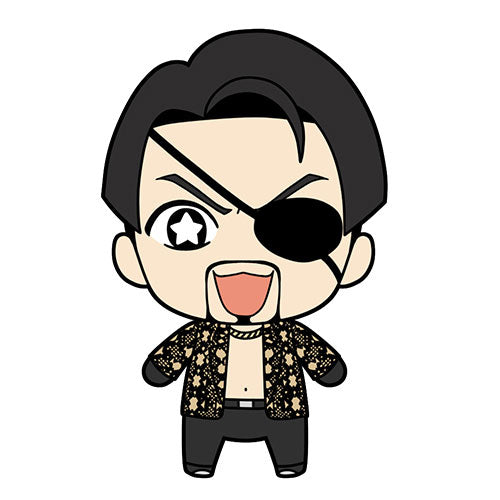 [ESTIMATED ARRIVAL MAR 2026] Yakuza Kiwami Character Nui Plush & Tin Badge Set [Goro Majima]