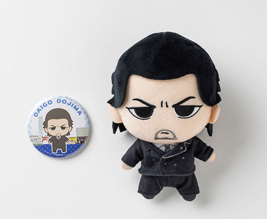 [ESTIMATED ARRIVAL MAR 2026] Yakuza 3 Character Nui Plush & Tin Badge Set [Daigo Dojima]