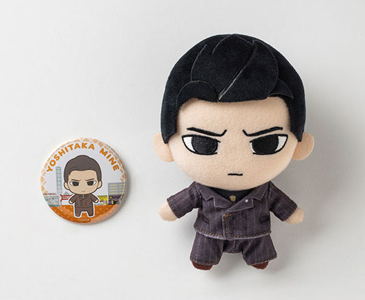 [ESTIMATED ARRIVAL MAR 2026] Yakuza 3 Character Nui Plush & Tin Badge Set [Yoshitaka Mine]