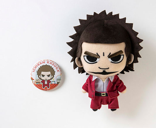 [ESTIMATED ARRIVAL MAR 2026] Yakuza: Like a Dragon Character Nui Plush & Tin Badge Set [Kasuga Ichiban]