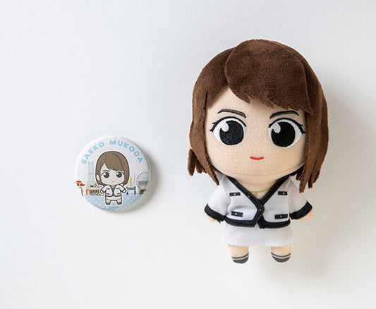 [ESTIMATED ARRIVAL MAR 2026] Yakuza: Like a Dragon Character Nui Plush & Tin Badge Set [Saeko Mukoda]