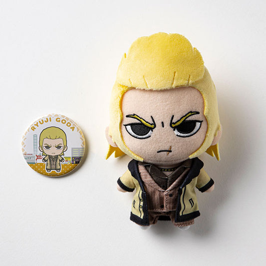 [ESTIMATED ARRIVAL MAR 2026] Yakuza Kiwami 2 Character Nui Plush & Tin Badge Set [Ryuji Goda]