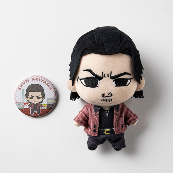 [ESTIMATED ARRIVAL MAR 2026] Yakuza 4 Character Nui Plush & Tin Badge Set [Shun Akiyama]