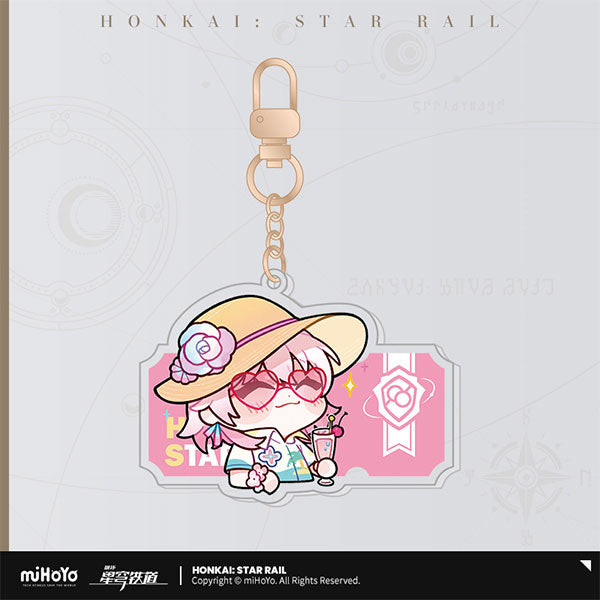 Honkai: Star Rail "Pom-Pom Pavillion Series" Acrylic Keychain [March 7th]