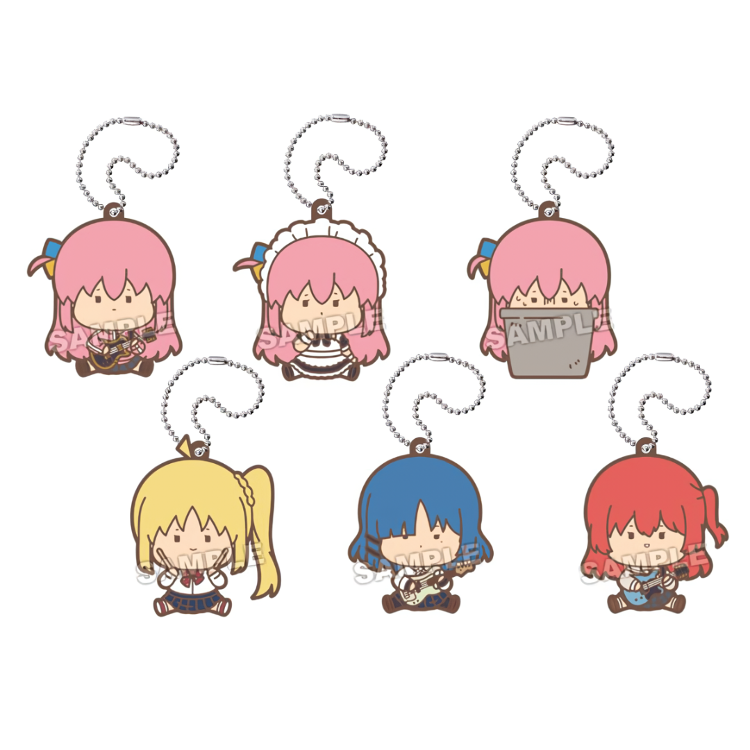 Bocchi the Rock! Chubby Chubby Rubber Keychain