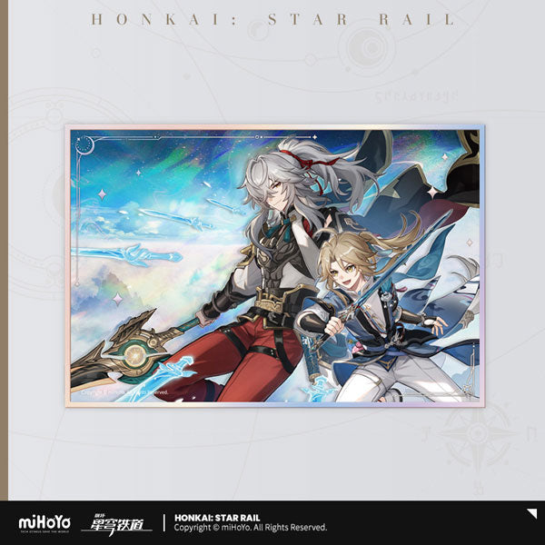 Honkai: Star Rail "Interstellar Journey Series" Acrylic Shikishi [Cracking the Sky, Shattering the Stars, Drawing the Bow and Chasing the Wolf]