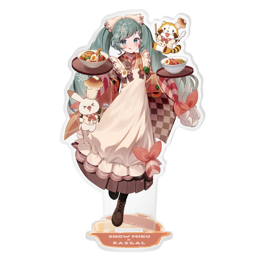 Snow Miku 2024 x Rascal the Raccoon Acrylic Stand