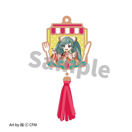 Snow Miku 2024 Metal Keychain [Rose Gold]