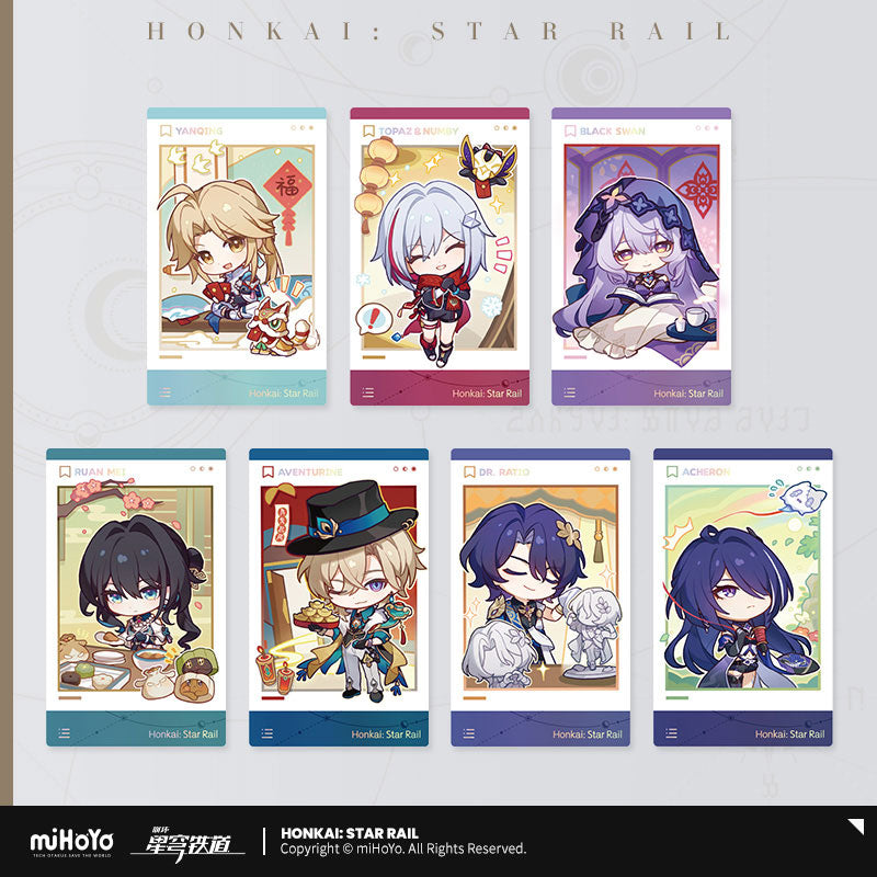 Honkai: Star Rail "Lunar New Year Series" Polaroid Card Set of 7