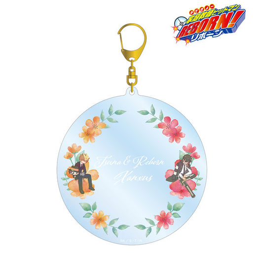 Katekyo Hitman Reborn! Botania BIG Acrylic Keychain [Tsunayoshi Sawada & Reborn & XANXUS]