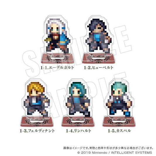 Fire Emblem: Three Houses (Vol. 1) Pixel Art Trading Mini Acrylic Stand [Black Eagles]
