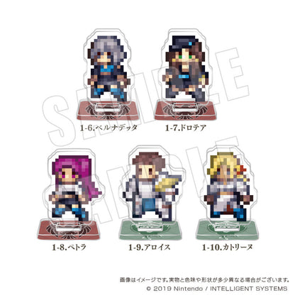 Fire Emblem: Three Houses (Vol. 1) Pixel Art Trading Mini Acrylic Stand [Black Eagles]