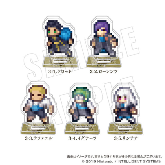 Fire Emblem: Three Houses (Vol. 3) Pixel Art Trading Mini Acrylic Stand [Golden Deer]