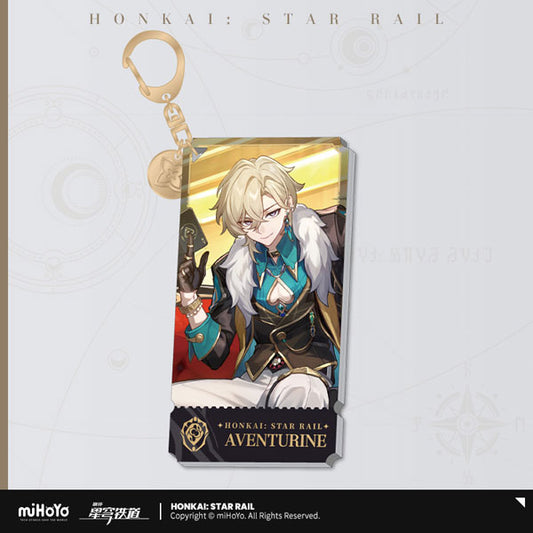 Honkai: Star Rail "Standing Design Series" Acrylic Strap [Aventurine]