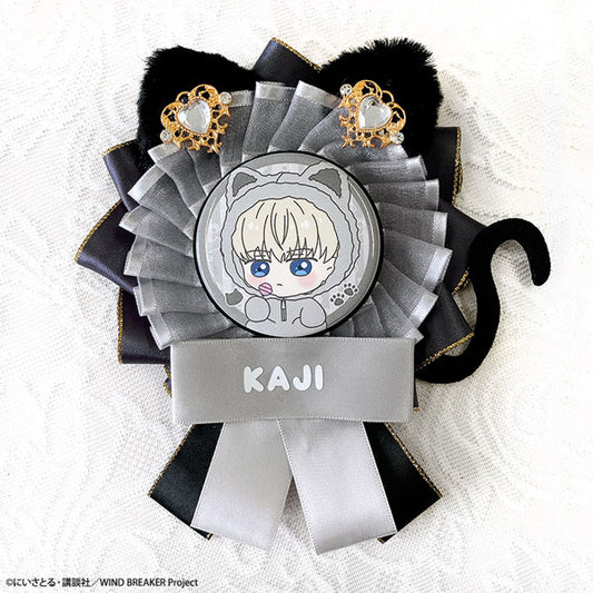 WIND BREAKER Rosette & Tin Badge Set [Ren Kaji]