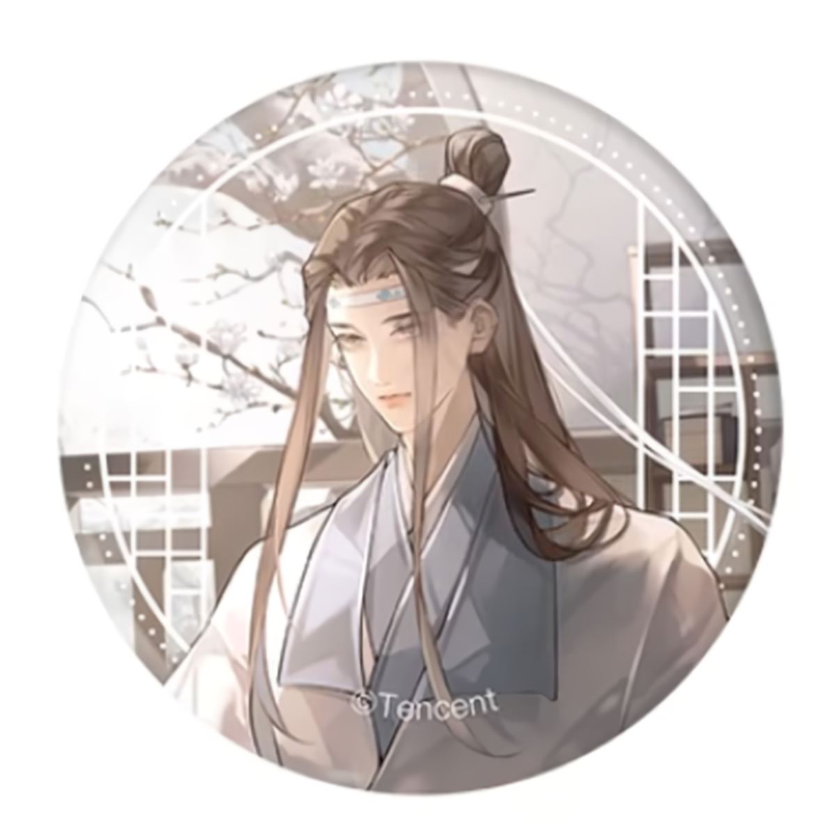The Master of Diabolism (Zoushokaku ver.) Tin Badge [Lan Wangji]