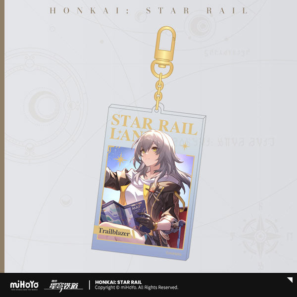 Honkai: Star Rail "STAR RAIL LAND Series" Acrylic Strap [(Female) Trailblazer]