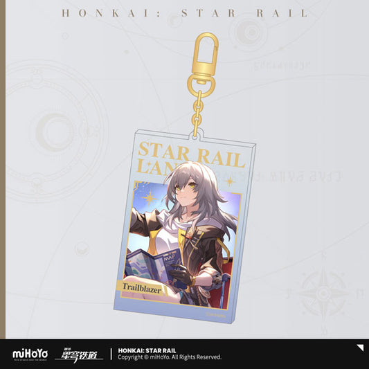 Honkai: Star Rail "STAR RAIL LAND Series" Acrylic Strap [(Female) Trailblazer]