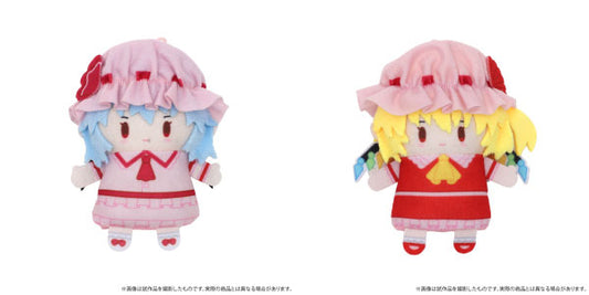 Touhou Project Puppela Plush Keychain [Remilia Scarlet/Flandre Scarlet]
