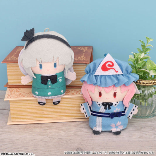 Touhou Project Puppela Plush Keychain [Youmu Konpaku/Yuyuko Saigyouji]