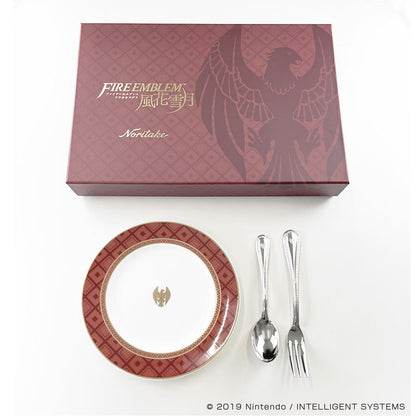 Fire Emblem: Three Houses Plate & Cutlery Set [Black Eagles]