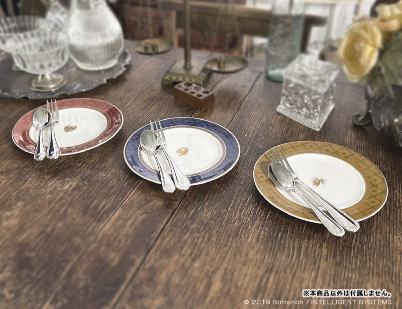 Fire Emblem: Three Houses Plate & Cutlery Set [Black Eagles]