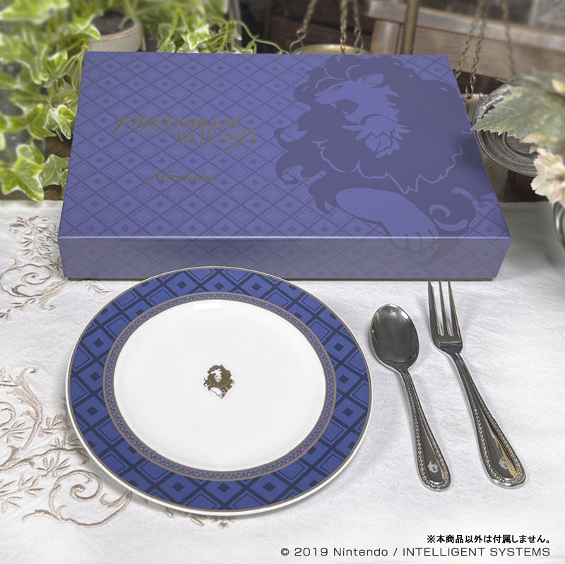 Fire Emblem: Three Houses Plate & Cutlery Set [Blue Lions]