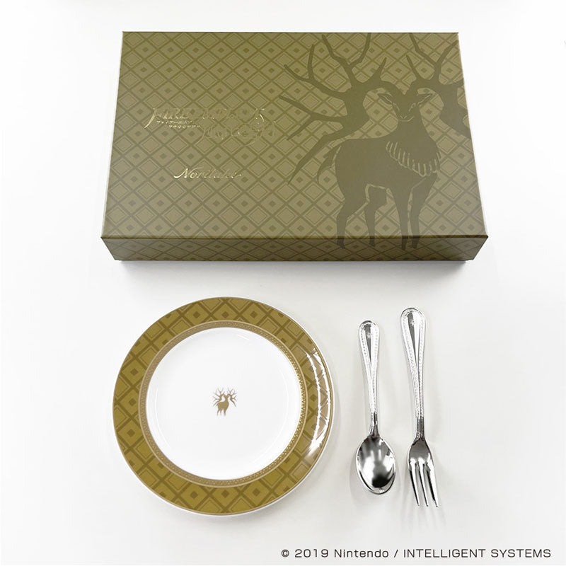 Fire Emblem: Three Houses Plate & Cutlery Set [Golden Deer]