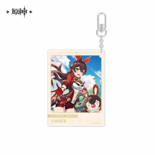 Genshin Impact "Destined Day" Character Acrylic Strap [Amber (2022)]