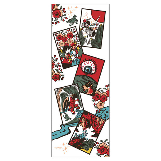 Capcom Hanafuda Japanese-style Towel [Gokou]
