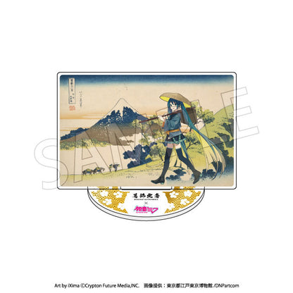Katsushika Hokusai x Hatsune Miku Trading Mini Acrylic Stand