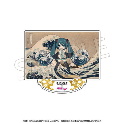 Katsushika Hokusai x Hatsune Miku Trading Mini Acrylic Stand