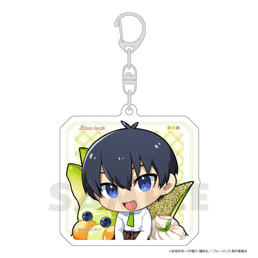 Blue Lock Fruit Parfait Acrylic Keychain [Yoichi Isagi]
