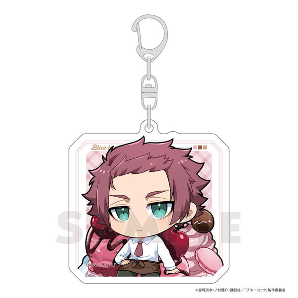Blue Lock Fruit Parfait Acrylic Keychain [Sae Itoshi]