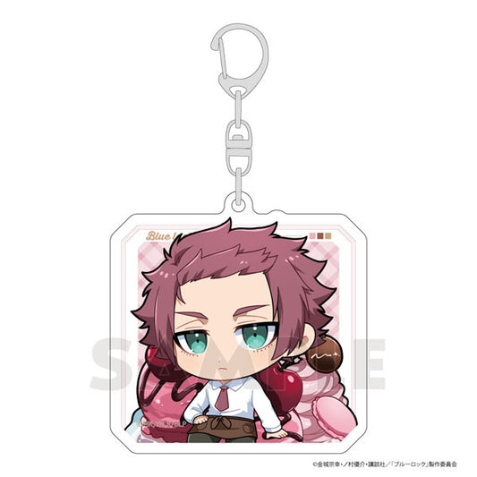 Blue Lock Fruit Parfait Acrylic Keychain [Sae Itoshi]