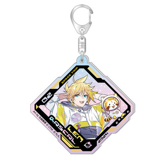 Hatsune Miku x Rascal 2024 Aurora Acrylic Keychain [Kagamine Len]