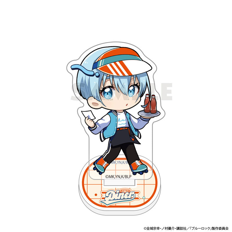 Blue Lock Retro Diner Acrylic Stand [Yo Hiroi]