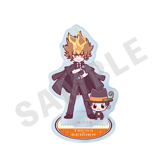 Katekyo Hitman Reborn! Suit Series Mini Acrylic Stand [Tsunayoshi Sawada & Reborn]