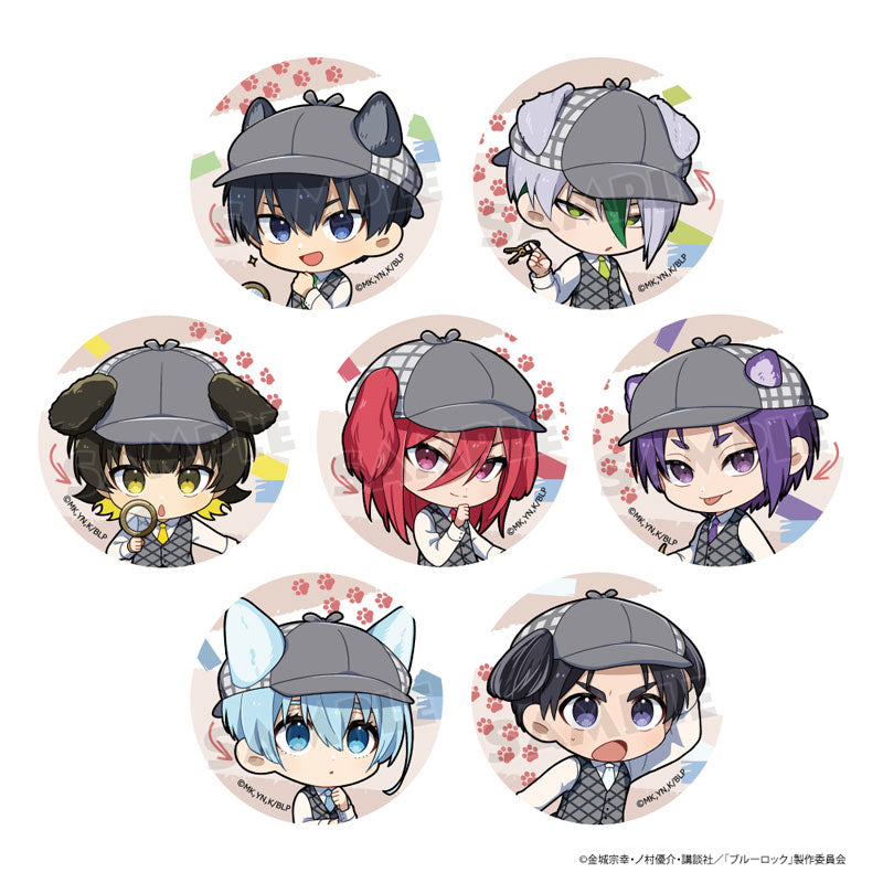 Blue Lock (Dog Ear Detective ver. A) Trading Can Badge