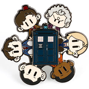 Doctor Who TARDIS Spinning Enamel Pin