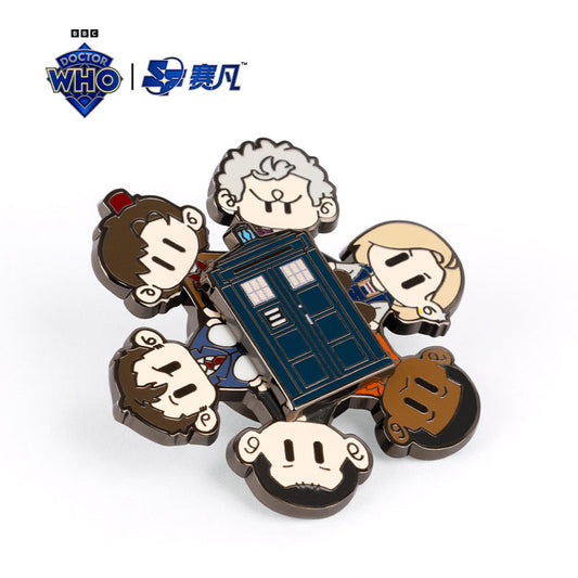 Doctor Who TARDIS Spinning Enamel Pin