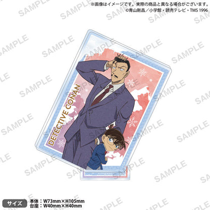 Detective Conan (Vol. 5) Square Acrylic Stand [Edogawa Conan & Kougorou Mouri]