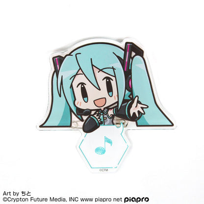 Piapro Vocaloid Acrylic Pyocotte Clip [Hatsune Miku]