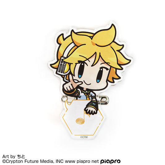 Piapro Vocaloid Acrylic Pyocotte Clip [Kagamine Len]