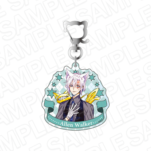 D.Gray-man Holographic Acrylic Keychain [Allen Walker - cat ver.]
